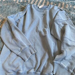 Gymshark Light Blue Crewneck Sweater